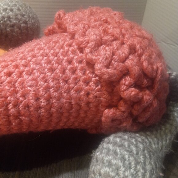 Crochet Hippo Ballerina Doll Plush Stuffed Animal - Picture 5 of 8